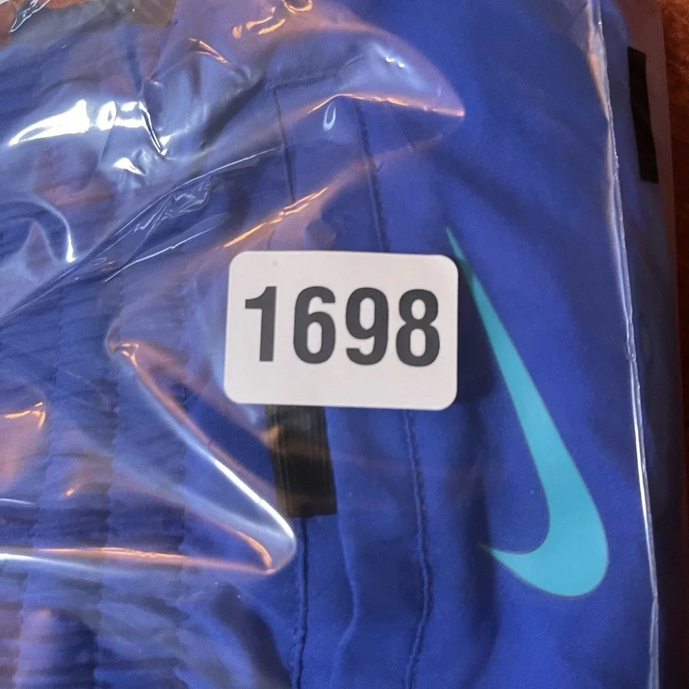 Nike Swimming Trunks Mens Small Blue Drawstring Elastic Waist Volley NESSA454